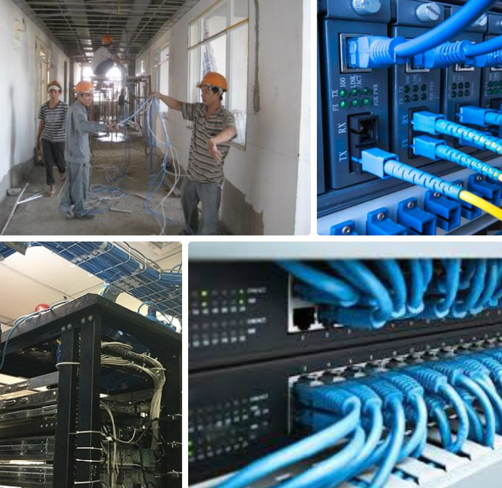 Quy trình thi công - lắp đặt mạng LAN